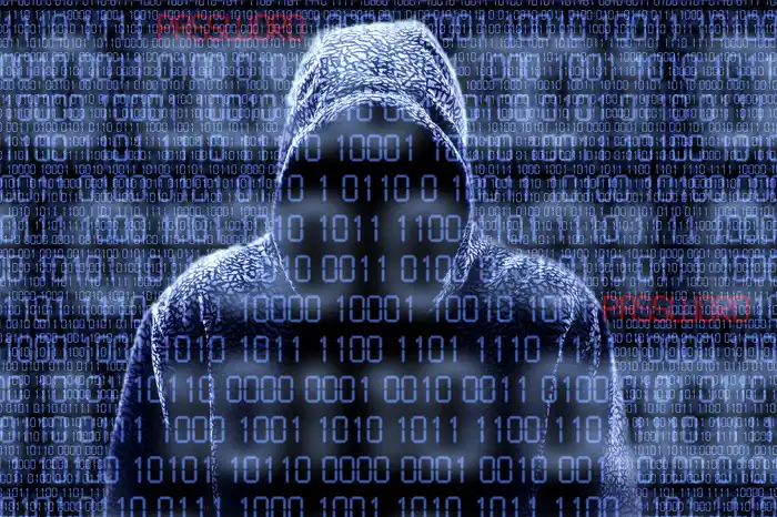 security privacy hacker crime thief steal data information digital criminal breach binary code danger safety password 100411670 large