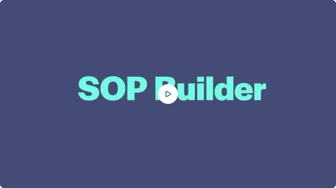 SOP Builder